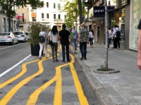 L'actuació per ampliar l'espai per a vianants continua dilluns vinent als carrers Sant Josep, Sant Fruitós i Nou de Santa Clara