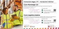 El projecte Bages Treball, Talent i Tecnologia programa dos cursos de muntatge 4.0 i de logística bàsica