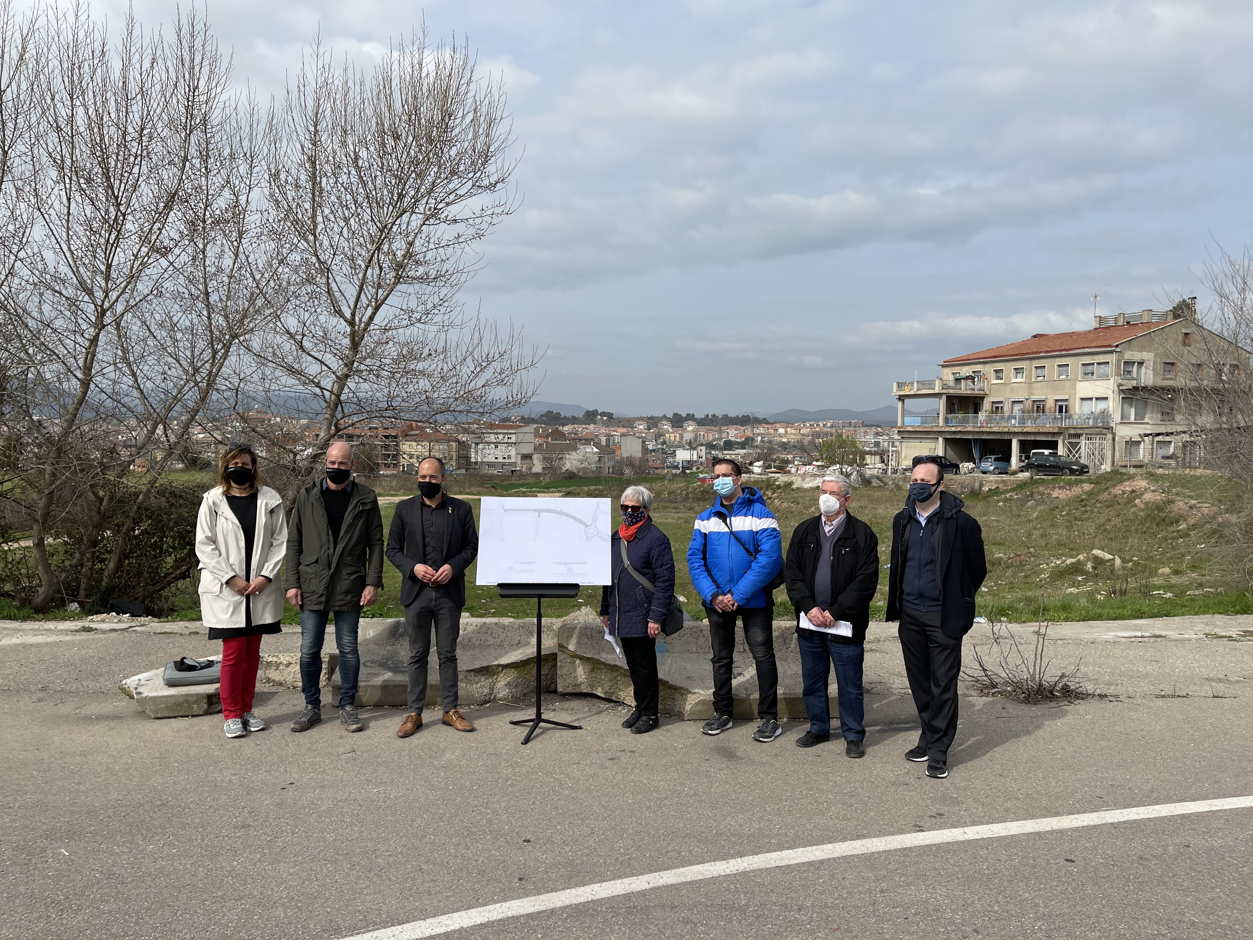 L'Ajuntament de Manresa presenta el projecte per completar l'avinguda dels Països Catalans i connectar els Trullols amb el carrer Viladordis   